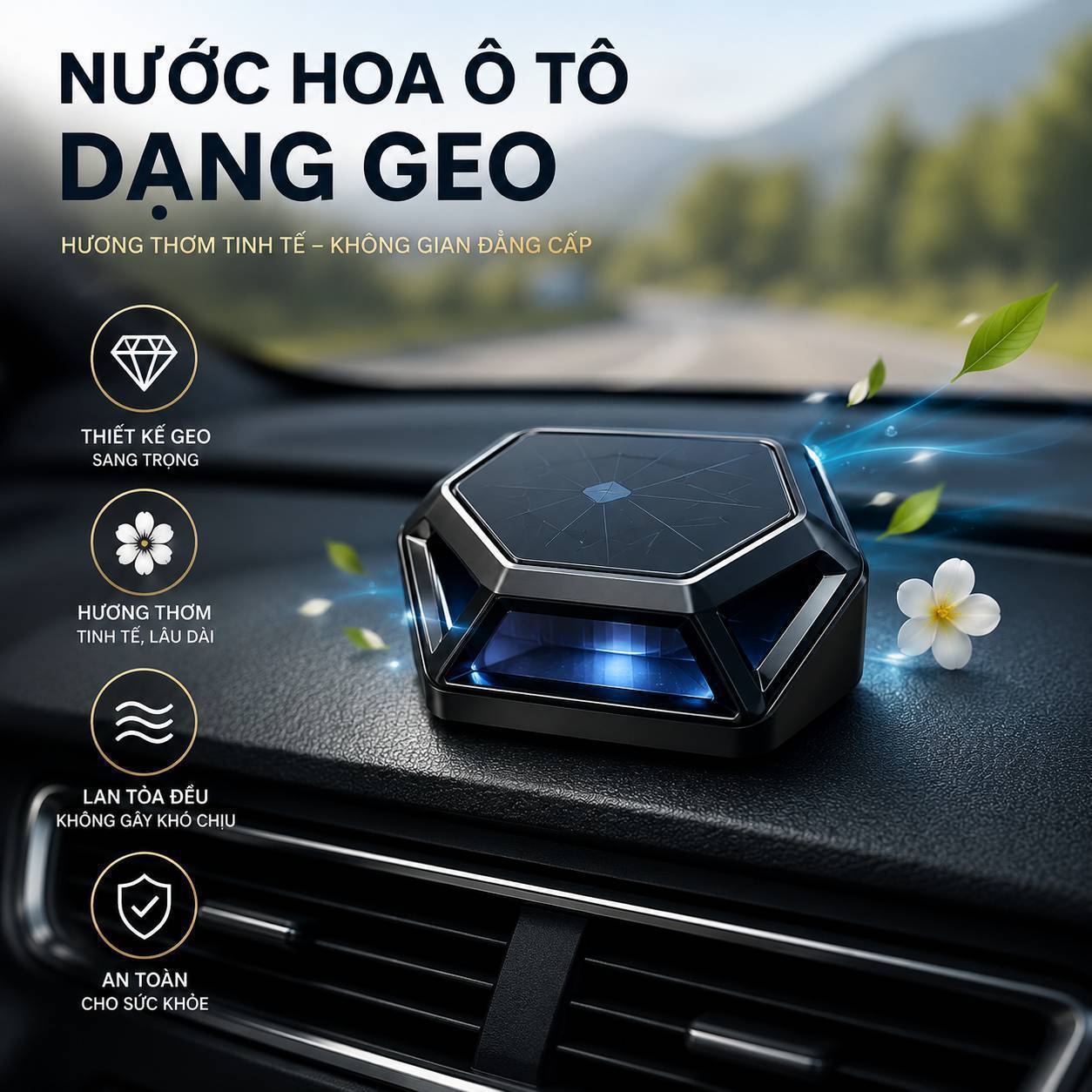 Nước hoa ô tô Areon cao cấp